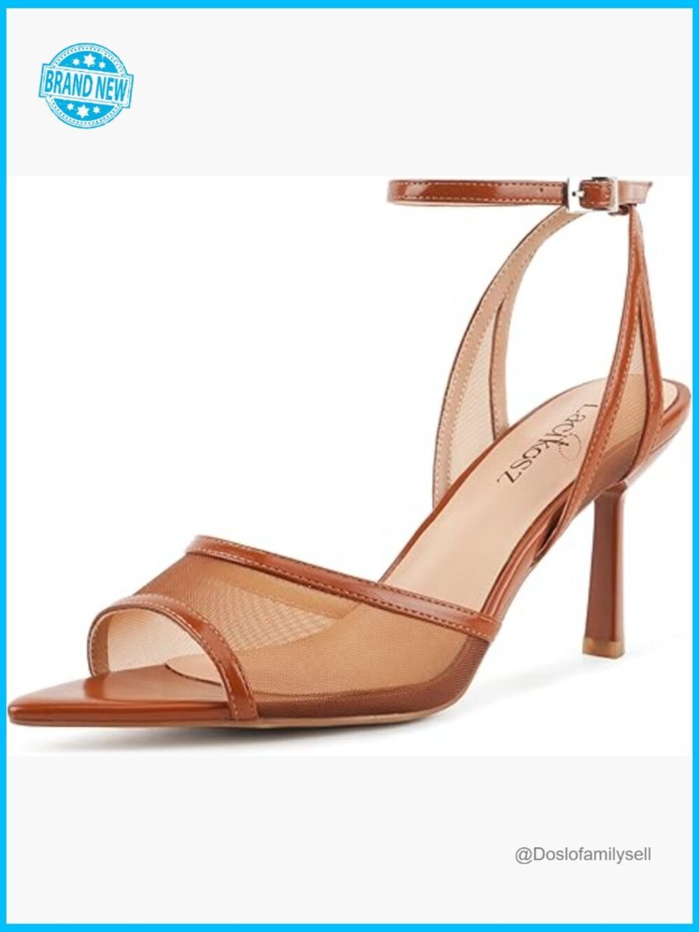 Mesh High Heels Strappy Sandals Wedding Bride Dressy Shoes Pointed Toe Ankle